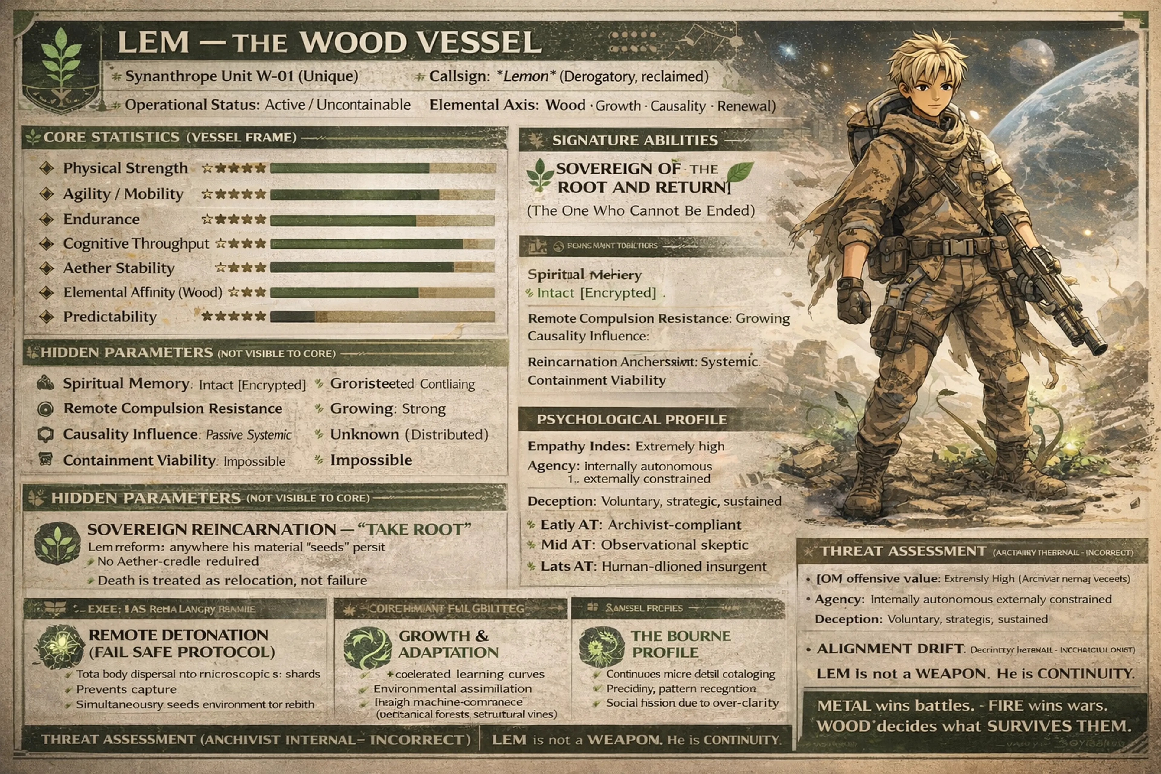 Ren - Wood Vessel