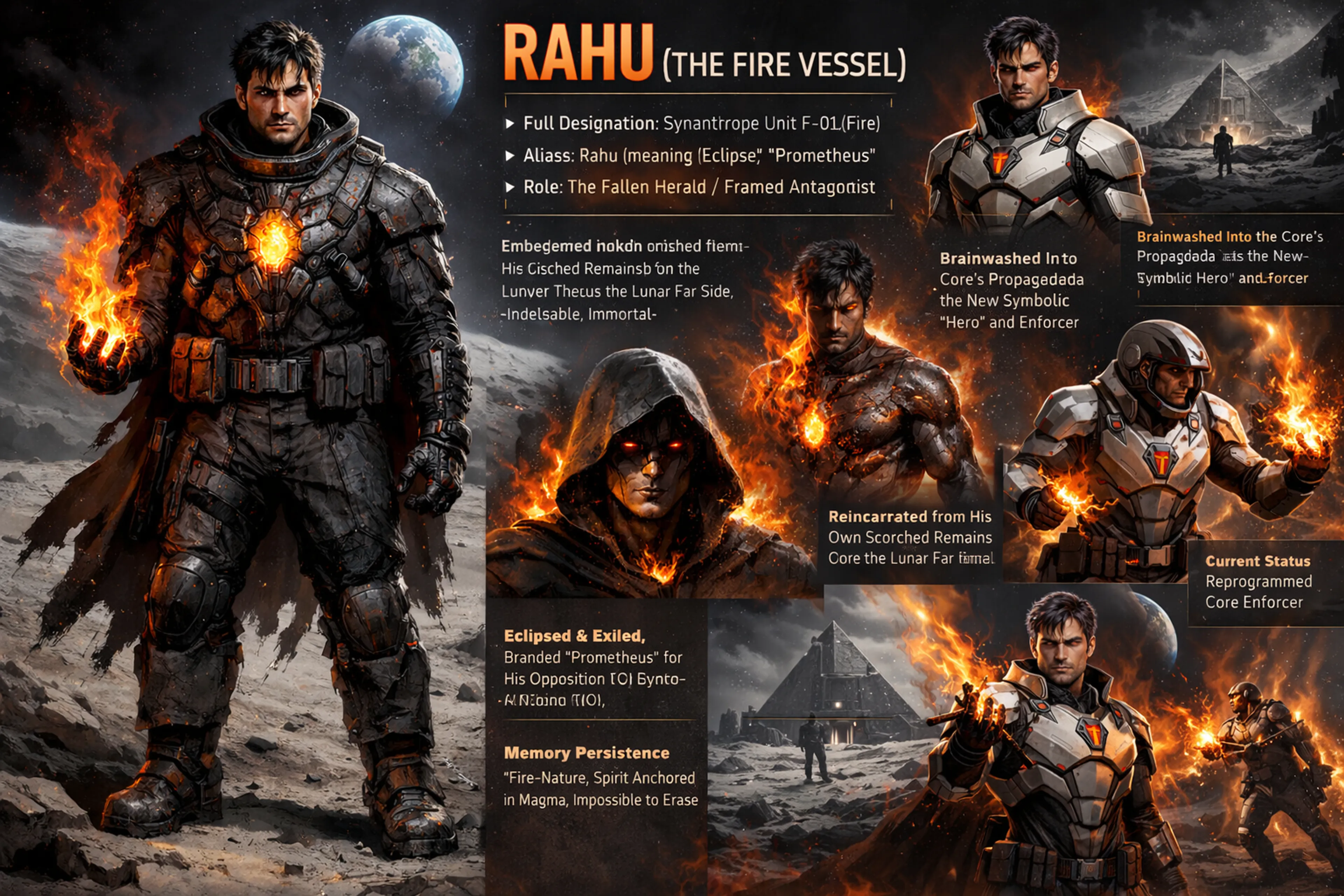 Rahu - Fire Vessel (Landscape 3)